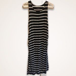 🌟SOLD🌟 Maternity- Black & White Jersey Dress